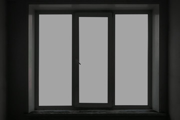 Window in the dark room