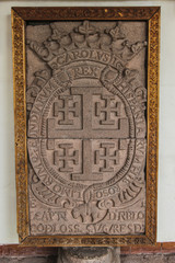 Colonial Catholic church sculpture architecture detail