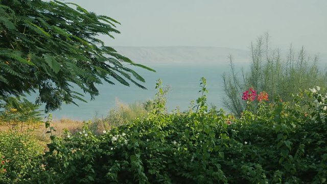 View of the Sea of Galilee (Kineret lake), Israel, cca. 2015.