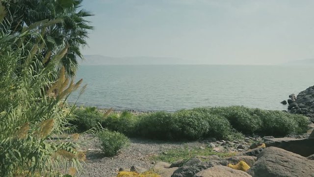 View of the Sea of Galilee (Kineret lake), Israel, cca. 2015.