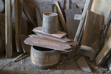 old rural cooperage