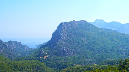 Obraz premium mountain on the coast