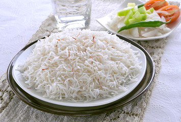 Boiled Rice with Vegetable