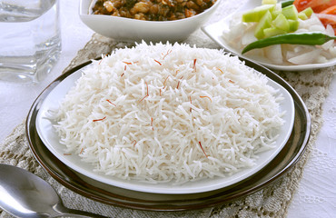 Boiled Rice with Vegetable