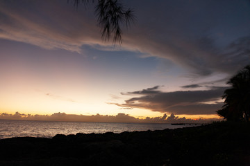 Sunset in Barbados 