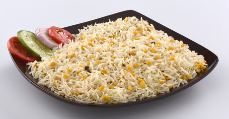 Dal Chana Khichri, Bengal Gram cooked with Basmati Rice