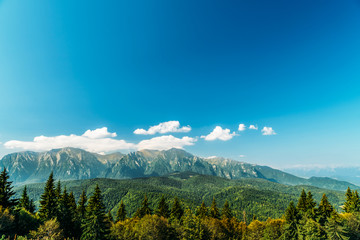 Carpathian Mountains Landscape In Romania