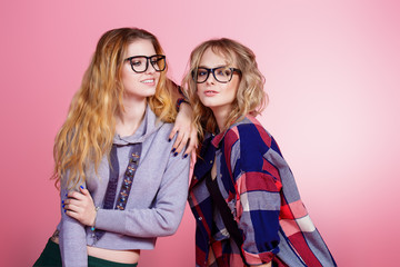 girlfriends in glasses