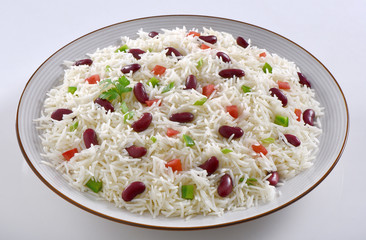 Delicious Rajma with Basmati Rice, Rajma Biryani