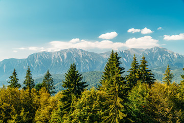 Carpathian Mountains Landscape In Romania - 227947069