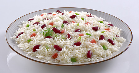 Delicious Rajma with Basmati Rice, Rajma Biryani