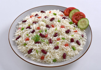 Delicious Rajma with Basmati Rice, Rajma Biryani