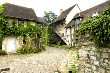 Fototapeta na wymiar France, picturesque village of Giverny in Normandie It is best known as the location of Claude Monet's garden and home.