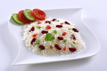 Rajma Rice, Red Kidney Beans with Basmati Rice
