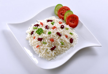 Rajma Rice, Red Kidney Beans with Basmati Rice