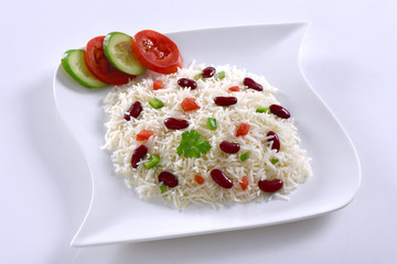 Rajma Rice, Red Kidney Beans with Basmati Rice