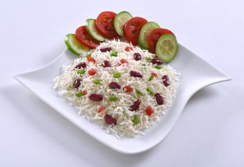 Rajma Rice, Red Kidney Beans with Basmati Rice