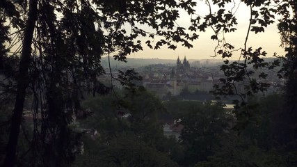 The gothic Church of Mother of God in front of Tyn in Old Town Square in Prague