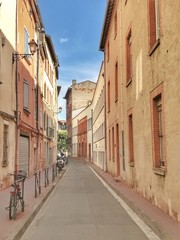 Fototapeta premium Calle antigua Toulouse Francia 