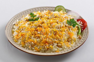 Chana Pulao, Rice with Chickpeas