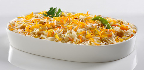 Chana Pulao, Boiled Chick pea with Basmati Rice