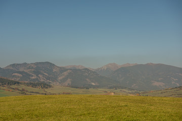 view of slovak tatra mountains