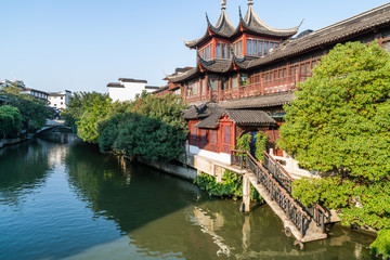 Nanjing Old city scenery, tourist city