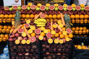 Früchte auf dem Markt in Istanbul