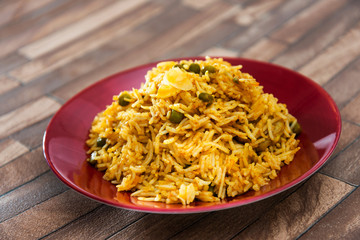 Handmade Indian curry chicken rice