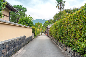 Fototapeta na wymiar 萩城下町の風景