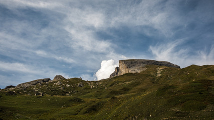 Fototapeta na wymiar mountain in the french alps