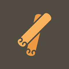 Silhouette icon cinnamon