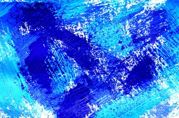 An abstract gouache painting