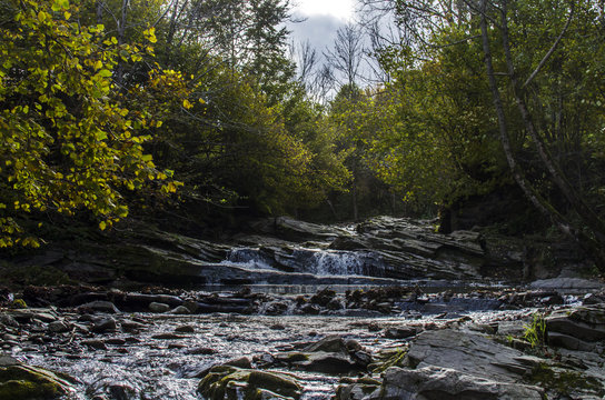 Fototapeta wodospad Bieszczady 