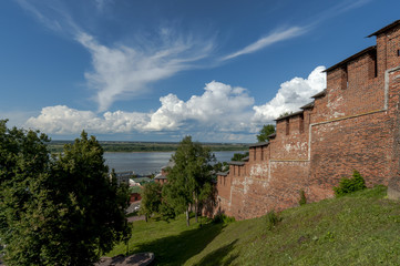 Fototapeta na wymiar The Kremlin in Nizhny Novgorod