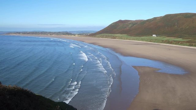 Rhossili Bay Gower Swansea Wales