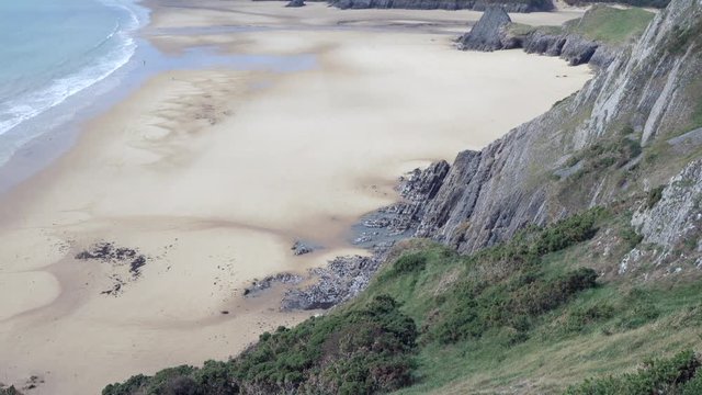 Three Cliffs Bay Gower Swansea Wales