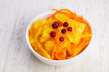 Appetizing pickled salad