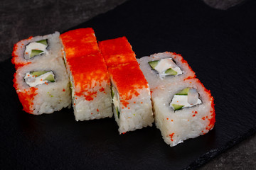 Japanese roll with crab