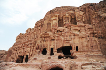 Ruins of Petra, Lost rock city of Jordan, Middle East