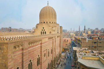 exterior of Al-Muayyad mosque, Cairo, Egypt