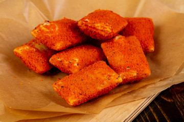 Tomato cheese sticks