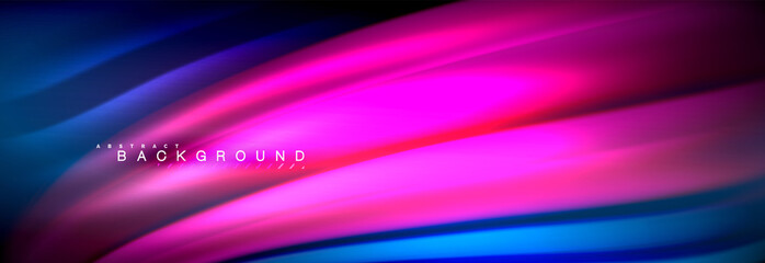 Fluid color wave line background. Trendy abstract layout template for business or technology presentation, internet poster or web brochure cover, wallpaper