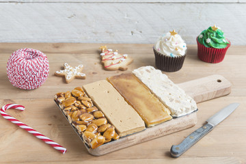 Turron typical dessert spain