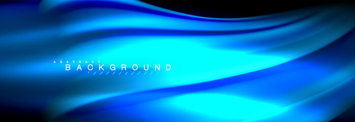 Fluid color wave line background. Trendy abstract layout template for business or technology presentation, internet poster or web brochure cover, wallpaper