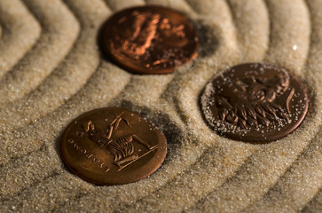 Obraz na płótnie Canvas Ancient coin