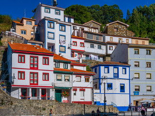 colorful houses in cudillero