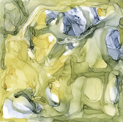 Abstract ink texture. Modern art.