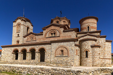 Fototapeta na wymiar Church of Saints Clement and Panteleimon in the town of Ohrid in Macedonia