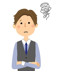 若い男性　困る